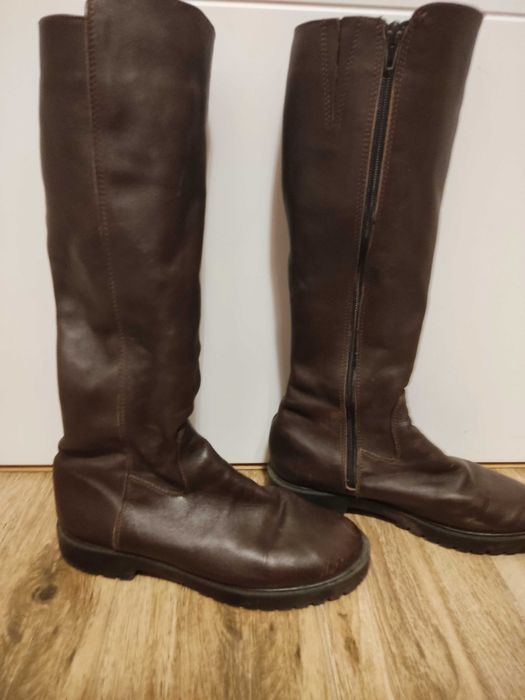 Дамски ботуши от естествена кожа