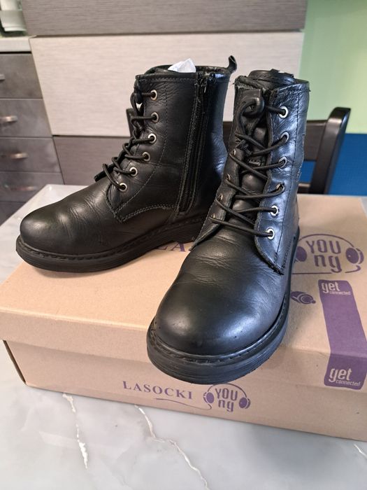 Боти за момиче естествена кожа Lasocki номер 32