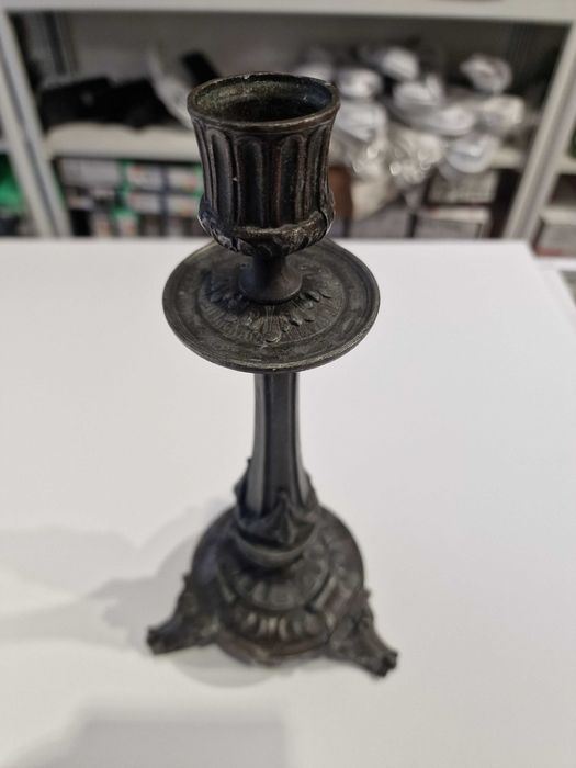 Ретро Бронзов Свещник