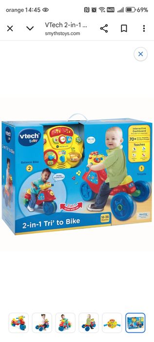 Tricicleta Vtech