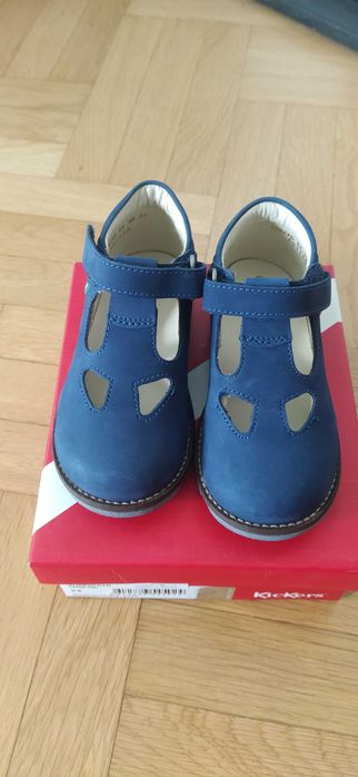 Детски обувки Kickers от естествена кожа
