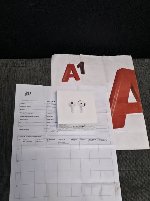 ***ЗАПЕЧАТАНИ Apple AirPods 4 Гаранция от A1 до 2027 White / Бели BT