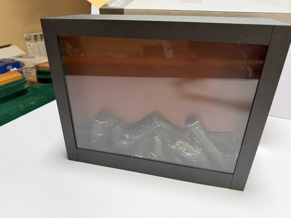 LED камин декоративный, эффект огня, интерьерный