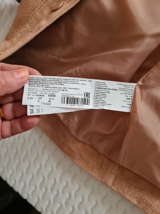 Sarafan-Vesta piele Mango