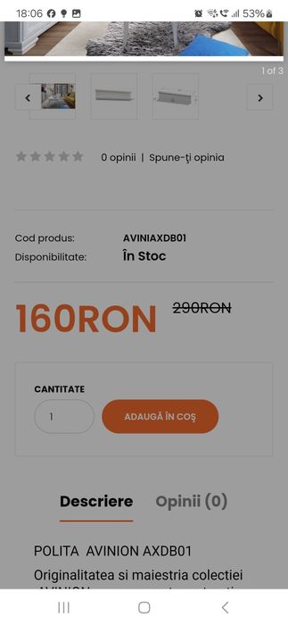 Măsuță și poliță