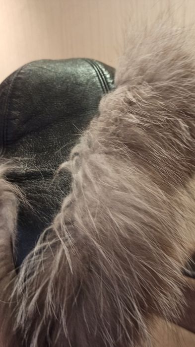 Шапка -ушанка с песцом