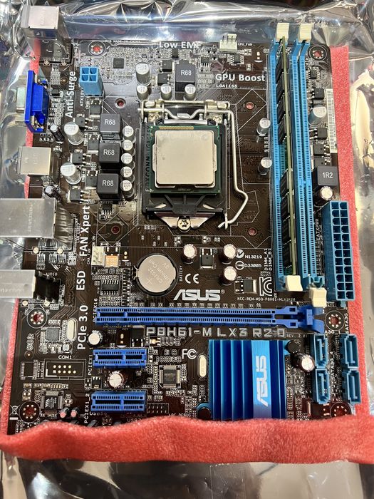 Asus H61 +i3 2120комплект в количестве
