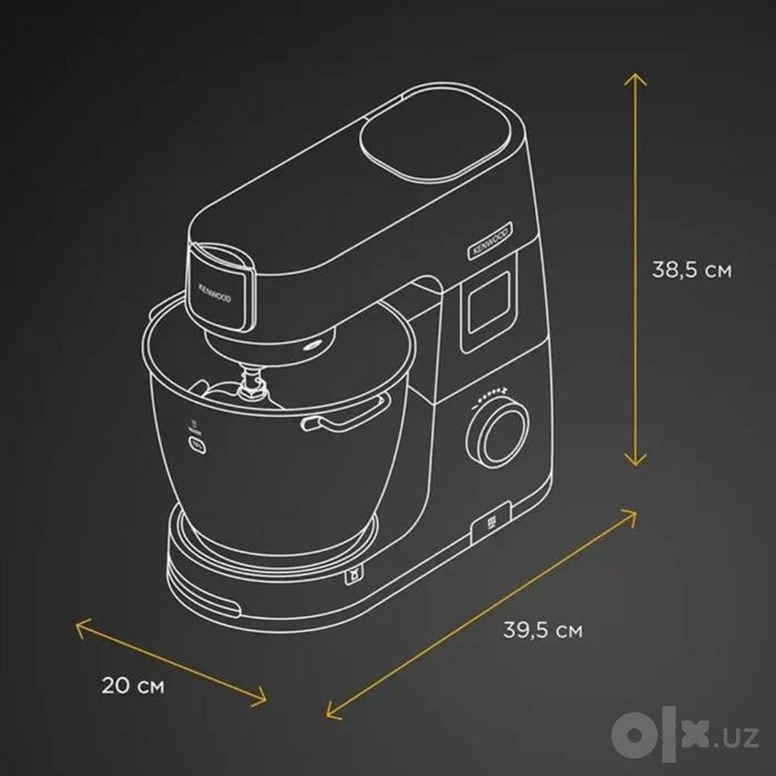 Кухонная машина KENWOOD KWL90.004SI, 1400вт