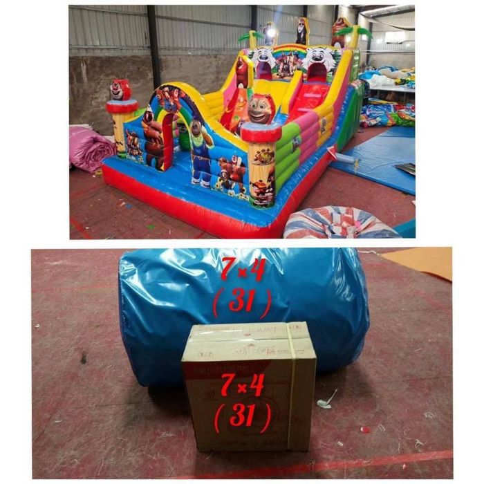 Батут надувной 4x7x3