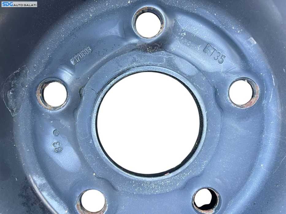Roata Janta Rezerva Tabla Slim 5x112 T125 70 18 R18 Volkswagen Golf 5 2004 - 2008 Cod 1K0601027B [M8015]