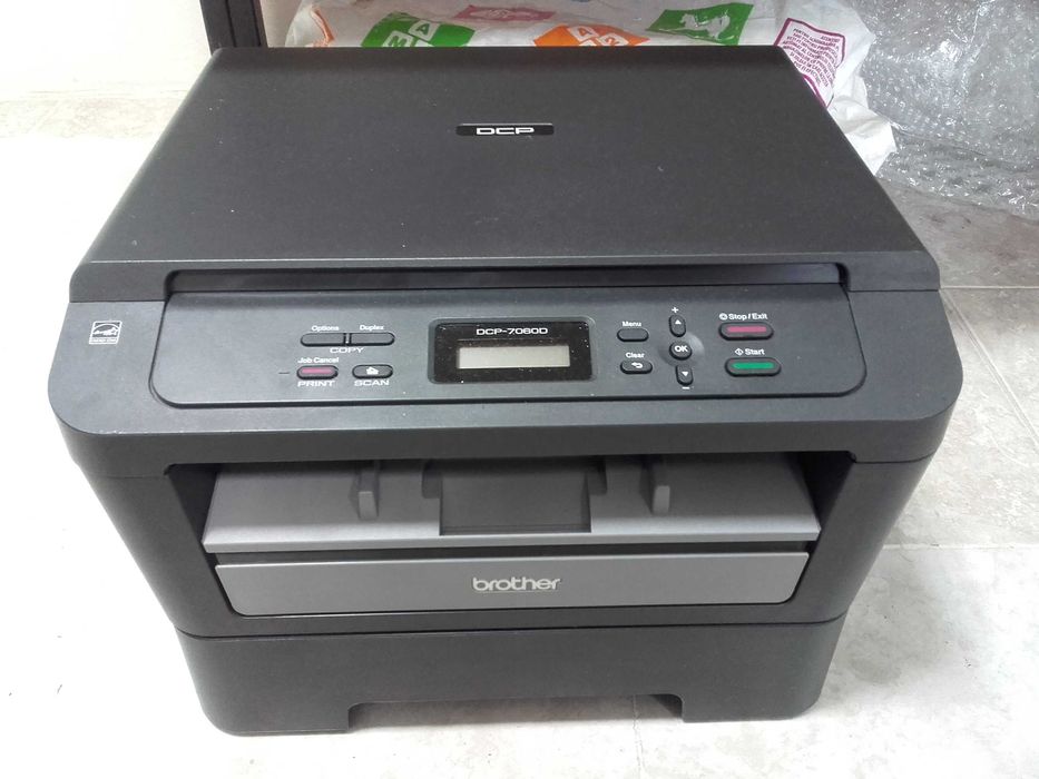Отличен! Лазерен принтер, скенер, копир 3в1 Brother DCP7060D с дуплекс