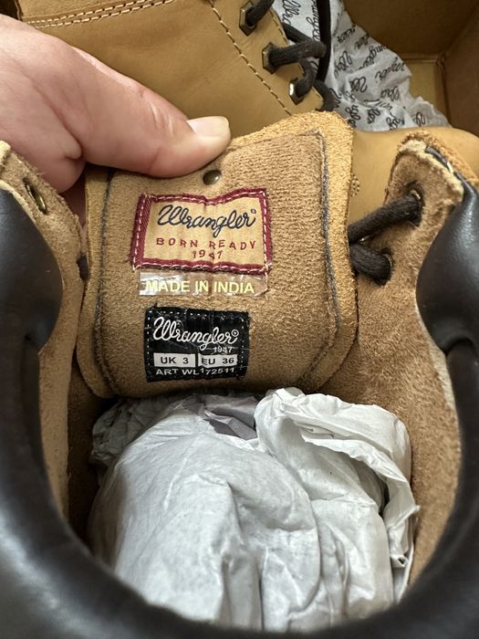 Ghete dama wrangler piele