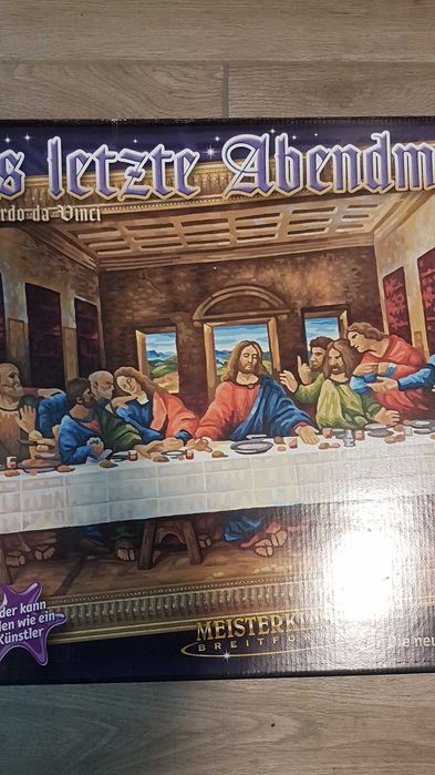 Pictură pe numere Cina cea de taină 40X80 cm