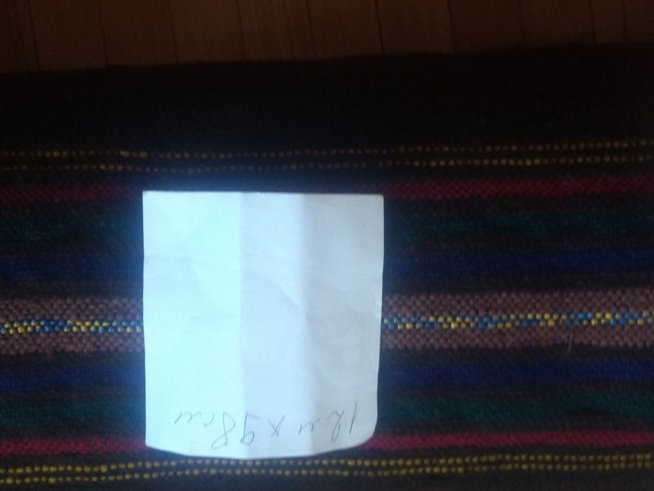 Продавам ръчно тъкани черги на домашен стан