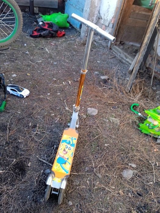 Самокат детский спанчбоб