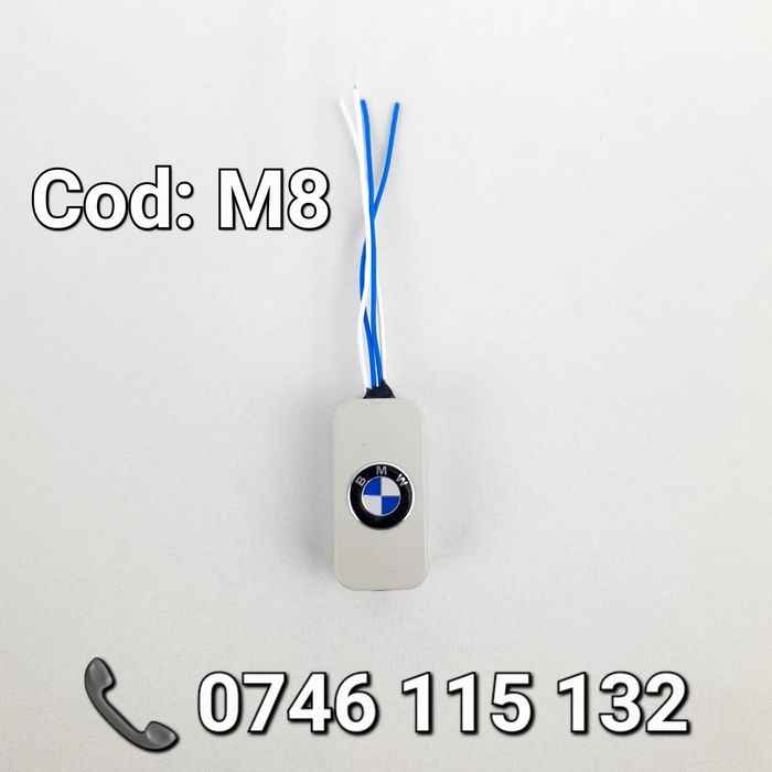 Modul Plasă Scaun BMW-Pt 3Fire-Senzor Ocupare Scaun Pasager-Anulare Eroare Airbag-Gata de Montaj sau Doar Modul-E90 E91 E87 E81 E60 E65 X1 X3 X5 X6-M8
