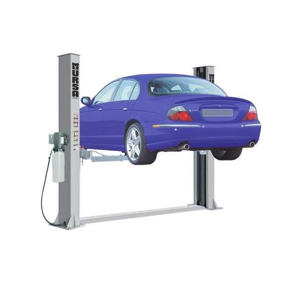 Подемник двуколонен 4t, с механично отключване и 3+2 степенни рамена