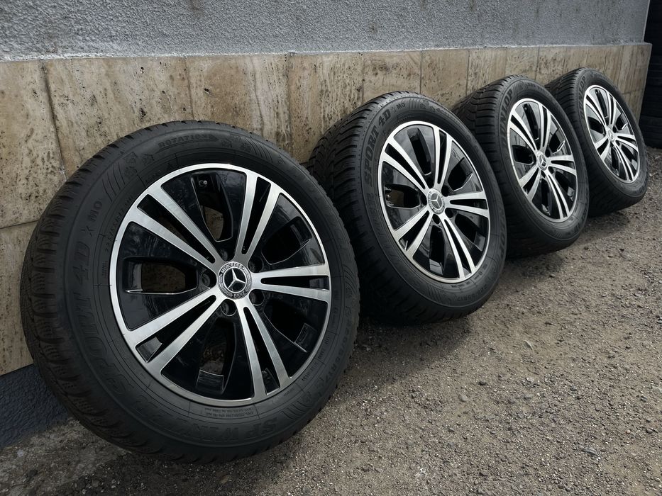 Jante Roti 17 Originale Mercedes E Class (W213) V Class (W447) Vito (W639) Anvelope 225 55 R17 M+S iarna