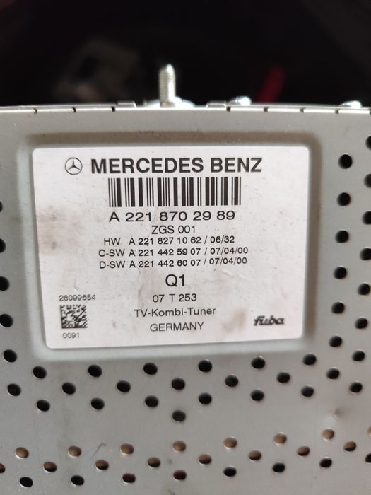 ТВ тунер Mercedes s class w221/мерцедес В221