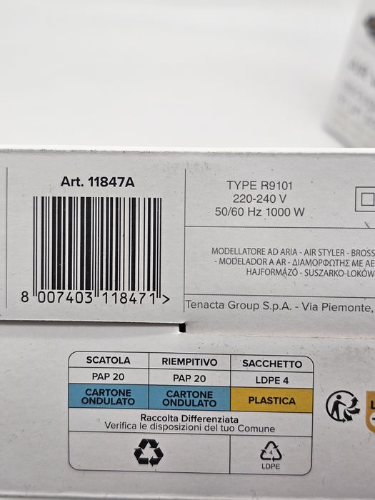 Bellissima Air Wonder 8 in 1 Ceramică Perie Electrică cu Aer pentru În