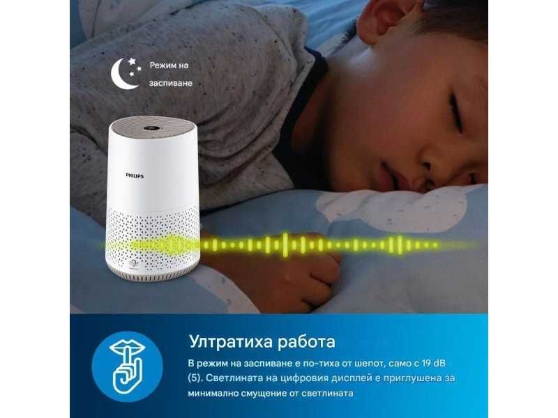 Пречиствател на Въздух Philips Smart 600i Series AC0650/10 - за Помещения до 44 м², Бял