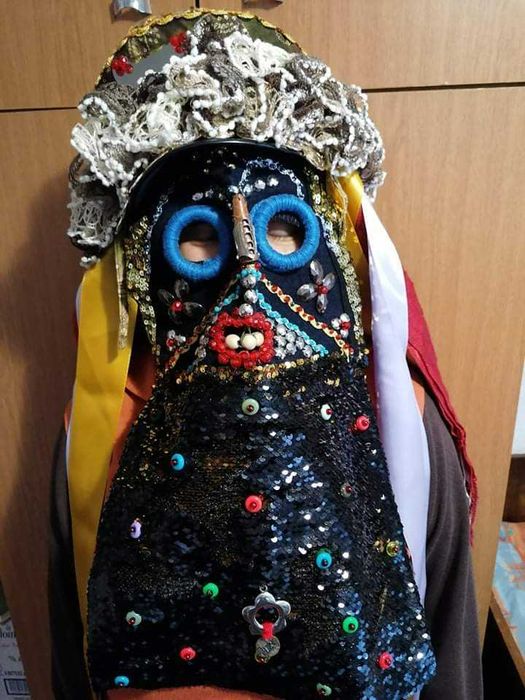 Кукерска маска, декорация механа,,битов, етно, сурва, маскарад, , изго