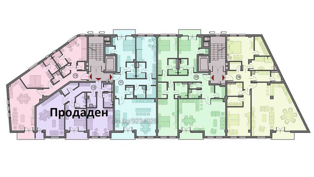 Продава се Тристаен апартамент в София, Манастирски ливади - 144 кв.м за 17 €/кв.м - Снимка #1