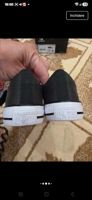 Converse noi, mărimea 25