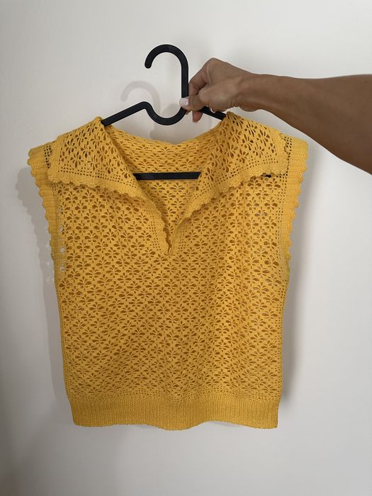 Bluza mohair crosetata