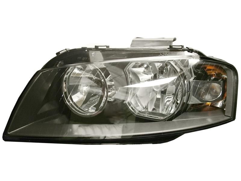 Far Audi A3 (8p), 05.2003-04.2008, partea stanga/dreapta, tip bec H7+H7+PY21W; electric; cu motor