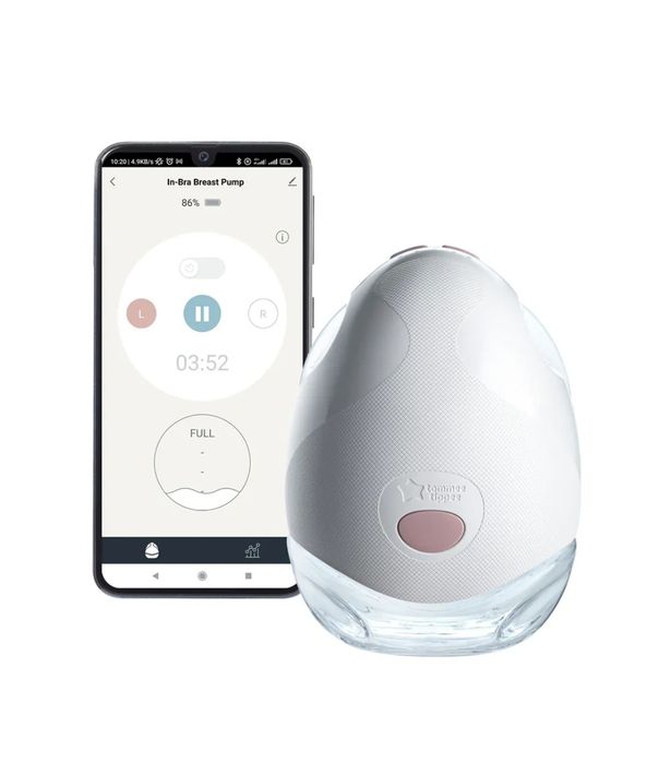 ЧИСТО НОВА Двойна безжична електрическа помпа за кърма Tommee Tippee Made for Me Hands-Free