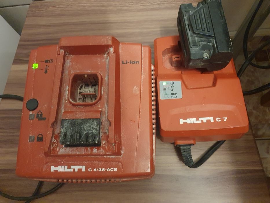 Bormasina Fein și încărcător  Hilti