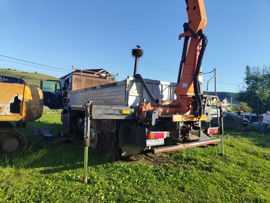 Man tga 2003 cu macara