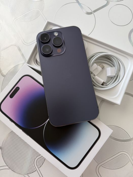 Telefon APPLE iPhone 14 Pro 5G, 128GB, Deep Purple