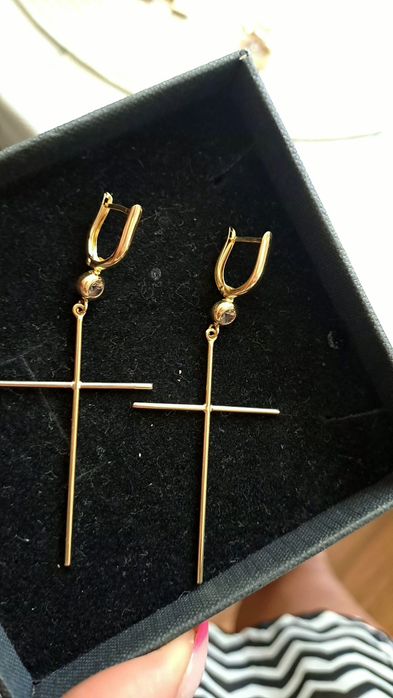 Cercei aur 14K  3.86 gr ,noi