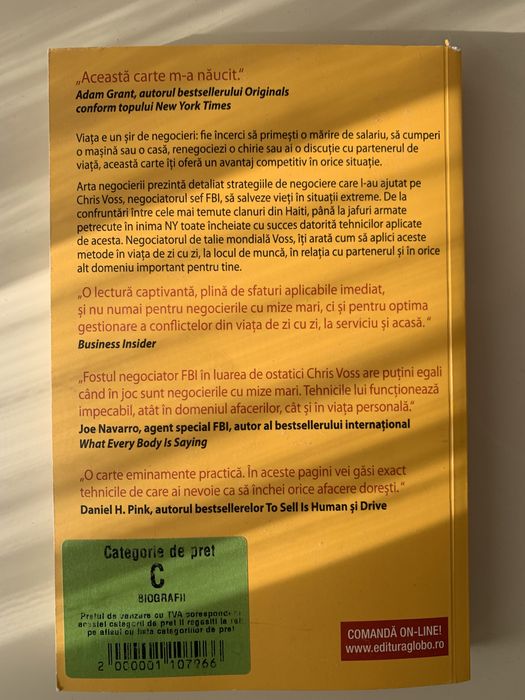 Carte Arta negocierii