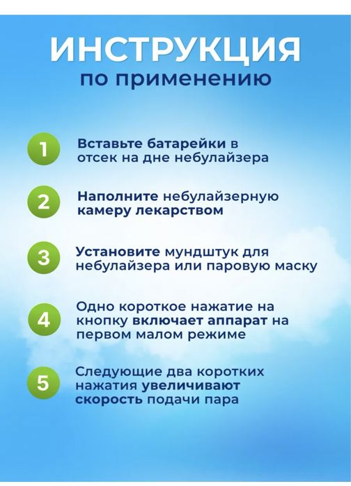 Ингалятор портативный мини