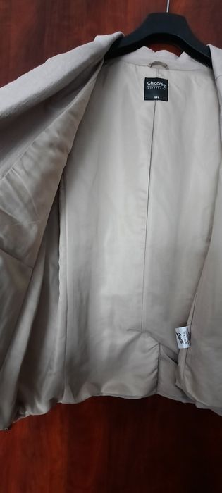 Bleizer bej din material subțire