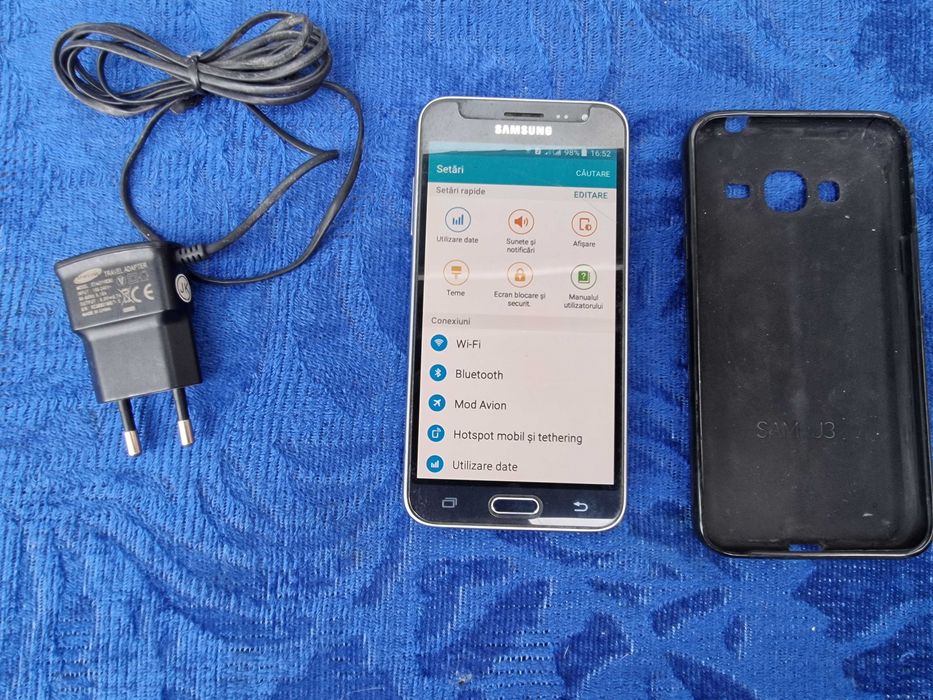 Telefon mobil Samsung Galaxy J3 (2017), Dual SIM, 16GB, 4G, Negru