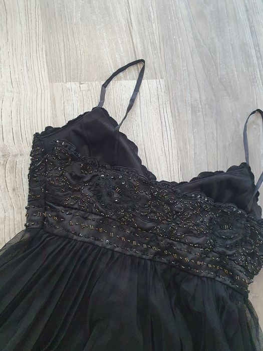 Черна рокля плисе- 15лв