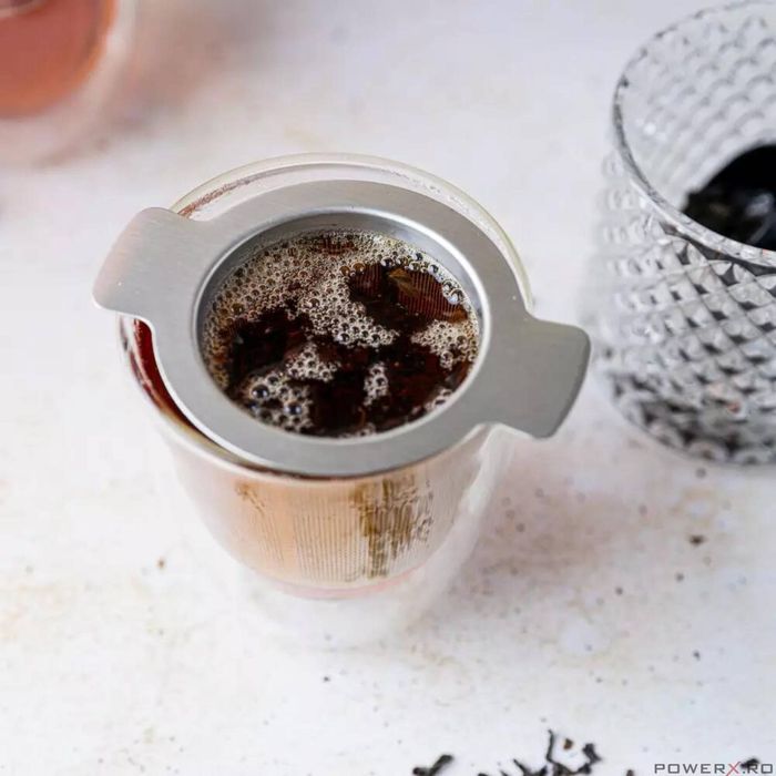 Filtru infuzor ceai, din inox, 7.5 cm, sita, Kinghoff