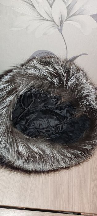 Шапка чернобурка