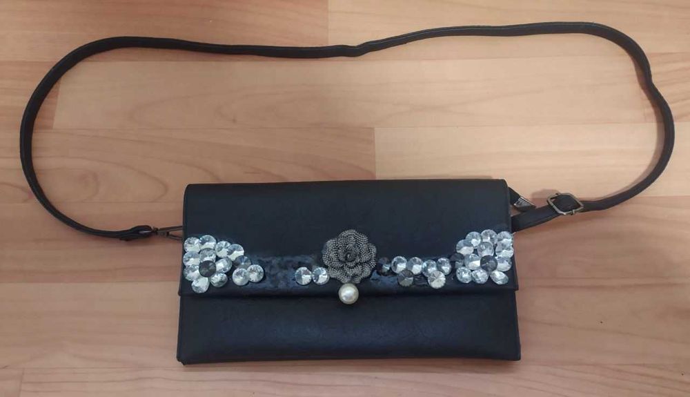 Кожаная мини сумка, клатч, кошелёк