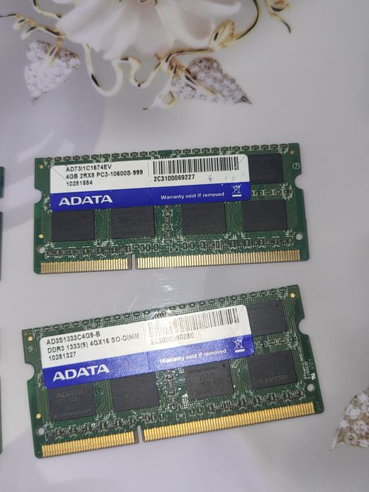 Оперативная память DDR3 SO-DIMM для ноутбука (4х4)
