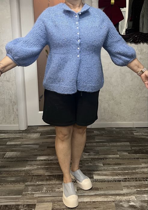 Cardigan  tricotat manual