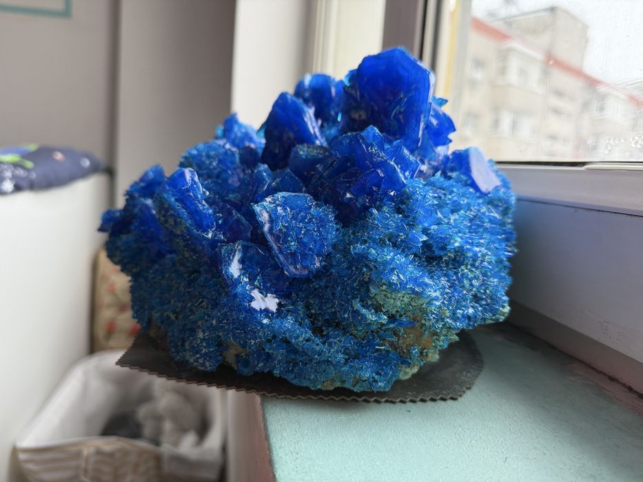 Mineral albastru Calcantita 32 cm lungime,25 cm latime, 20 cm inaltime