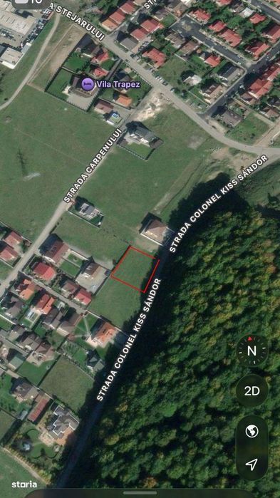 Teren intravilan intre case în Bunloc, lângă pădure – 604 mp