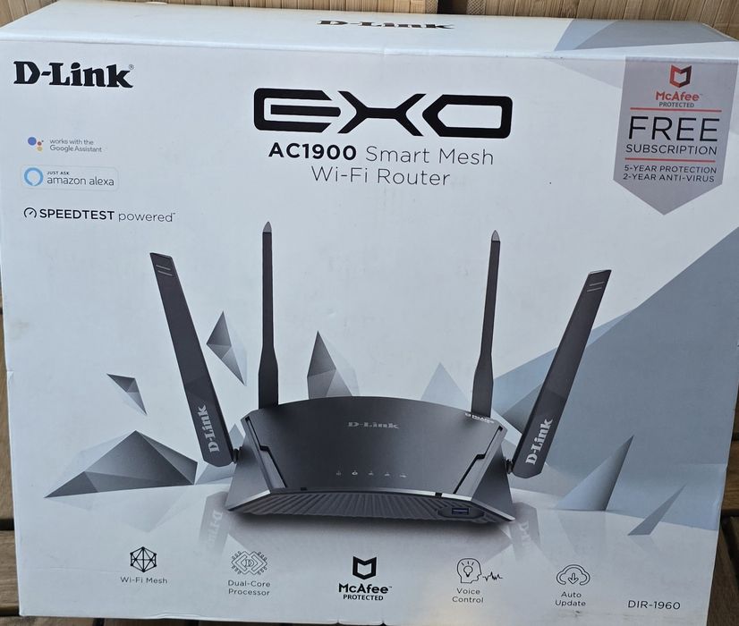 D-Link EXO AC1900 Smart Mesh Wi-Fi Router (DIR-1960)