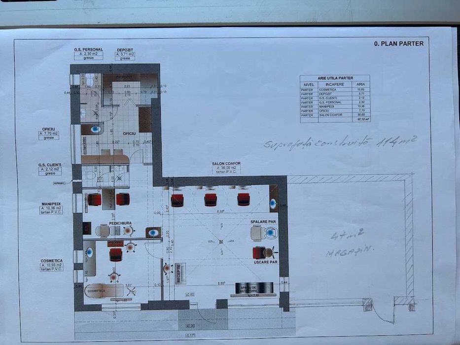 Spatiu comercial 114 mp in zona UTA, complet amenajat- salon de infrumutesare + magazin cosmetice, ideal investitie sau business beauty.