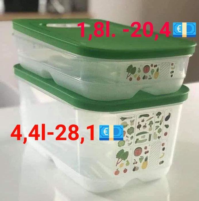 Съдове на оферта от TUPPERWARE. Вентсмарт в три размера. Тутофреско ,